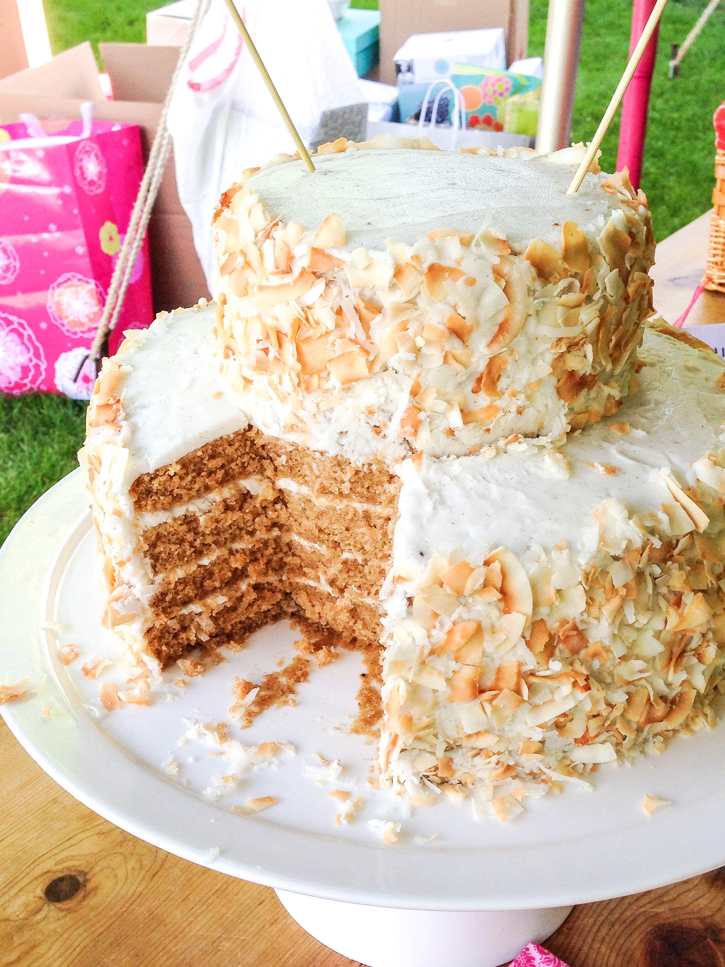 Chai Tea Spiced Cake With Coconut Frosting Dairy Free